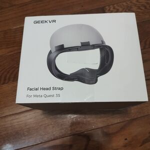 Black and White Facial Head Strap for Meta Quest 3S